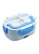 Lunch Box White/Blue 22x15x10cm