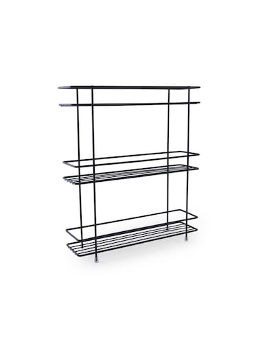 Home Essentials 3-Tier Spice Rack 33x8x28cm - Black