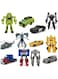 6 small Shape-shifting car 3.5-inch small shape-shifting car robot, suitable for children ages 5 to 12 birthday, Christmas, Easter toys