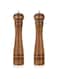 IWTEIPAN Pack of 2 Wood Pepper Grinder Set, 10 Inch Salt Mill And Pepper Grinder Set, Pepper Mill, Salt Shakers with Adjustable Ceramic Rotor, Oak Wood Pepper Grinder And Salt Mill, for Your Kitchen