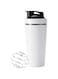 Joyzzz Protein Shaker Bottle, 750ml BPA Free Leak Proof Shaker Bottle for Protein Mixes, Blender Bottle with Wire Whisk, Easy to Clean Blender Bottle Shaker for Fitness, Daily Drinking (White)