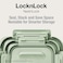 LocknLock Nestopia 5-Piece Set Airtight Containers &ndash; Leak-Proof, Microwave &amp; Freezer Safe