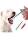 Khazna Pet Pill Dispenser, 2Pcs Handy Durable Pet Pill Dispenser, Oral Tablet Capsule or Liquid Medical Feeding Tool Kit Silicone Syringes for Cats Dogs Small Animals
