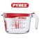Pyrex Measuring Jug 1L with Red Lid - Durable &amp; Versatile Kitchen Tool