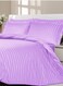 UAE - complete duvet cover set with fitted sheet (4 pieces) soft luxurious bed sheet quilt covers and pillow -Duvet Cover -Fitted Sheet -Pillowcase (Purple, Queen)