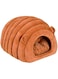 WSSSH Cat bed caterpillar model cat and dog house soft pet bed can be washed suitable for small dogs and cats-Brown