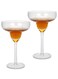 2-Piece Cocktail Glasses 350ml with Crystal Round Shaped
