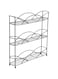 Spectrum Diversified 3-Tier Spice Rack Shelf Organizer for Kitchen Countertop, Pantry, Bathroom, or Closet with Optional Wall Mount, Black