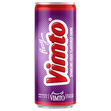 Vimto Fizzy Sparkling Fruit Flavoured Can, 250ml