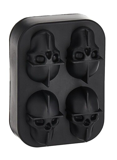 Baby Silicone Skull Ice Box Diy Personality Home Bar Ice Lattice Ball Ice Mold Skull Model Ice Tray 4 Cup Glass Shape