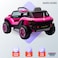 Lovely Baby LB 3003EL Battery Operated Ride-on for Kids, Electric Vehicle with EVA Wheels, Leather Seat, Lights, Music, Rear Storage, for Boys &amp; Girls Ages 2-6 - Red
