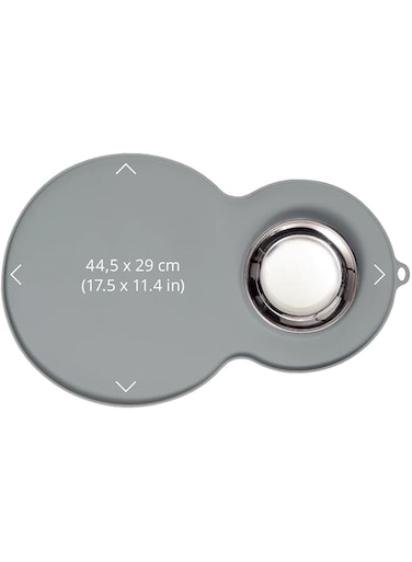 Catit peanut placemat, medium, grey