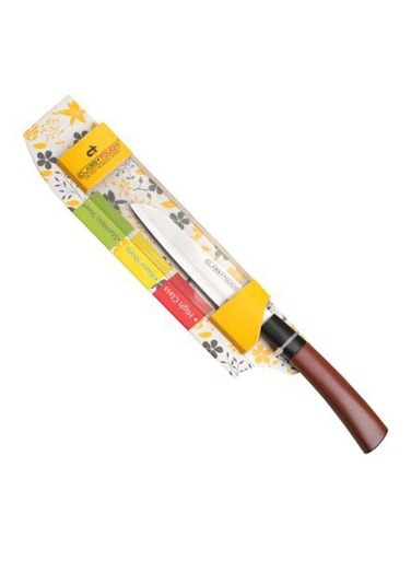 Stainless Steel Chef Knife &ndash; Wood-Textured ABS Handle, Sharp &amp; Durable Kitchen Tool