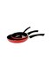 3-Piece Non-Stick Cookware Set with Soft Grip Handles &ndash; Durable &amp; Easy to Clean