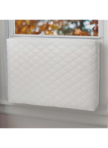 Wisfunlly Indoor Air Conditioner Cover, Oxford Cloth Material Air Conditioner Covers, Window Air Conditioner Cover, Double Insulated Inner Cover for Window Air Conditioning Units