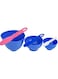 ORILAO 3Pcs Flexible Rubber Mixing Bowls,Dental Rubber Plastic Spatulas for Alginate and Plaster Materials