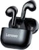 Lenovo LivePods LP40 TWS Semi-In-Ear Earbuds BT 5.0 True Wireless Earbuds with Touch Control Handsfree Call Stereo Sound Noise Cancelling Headphones with Two-Ear Design, Black