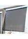 Summer Sun Protection Suction Cup Roller Blind, Shading And Thermal Insulation Curtains, Punch-Free Retractable Sunshade Blind, Blackout Roller Window Shades for Home, Office, Car (Black, 68*125 cm)