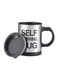 Self Stirring Coffee Mug Black
