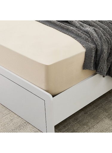 Box Essential Cotton Queen Fitted Sheet 150 x 200 x 36 cm