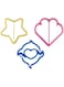 Citron Set of 3 sandwich cutters
