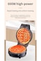 3-In-1 Non-Stick Snacks Maker with Waffle Plate/Cartoon Cake Plate/Doughnut Plate 600W Black