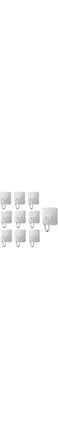 Paporich Large Adhesive Hooks, Waterproof and Rustproof Wall Hooks for Hanging Heavy Duty, Waterproof Adhesive Wall Hooks for Robe, Towel, Home, Bathroom, Kitchen, Office, and Outdoor (Pack of 10)