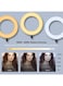 LED Ring Light (14 inch) with Tripod Stand &amp; Mini Tripod and Dual Temperature Modes
