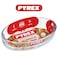 Pyrex Essentials 1.6L Oval Glass Roaster - Perfect for Gratins, Lasagna &amp; More
