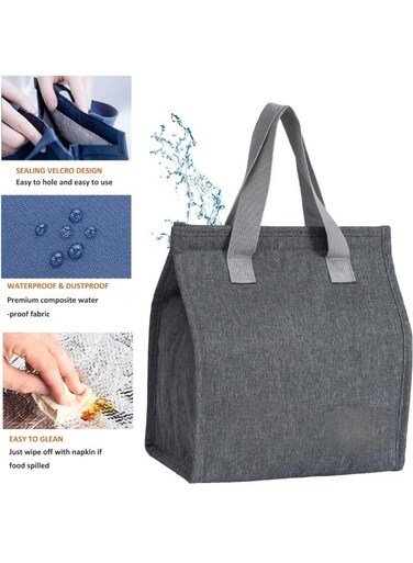 Minimalist Insulated Lunch Bag for Adults &acirc;&euro;&ldquo; Reusable, Leakproof Lunch Tote for Women &amp; Men &acirc;&euro;&ldquo; Durable Bento Lunch Box Cooler for Work, Office, Travel, School &amp; Picnic &acirc;&euro;&ldquo; Stylish &amp; Eco-Friendly