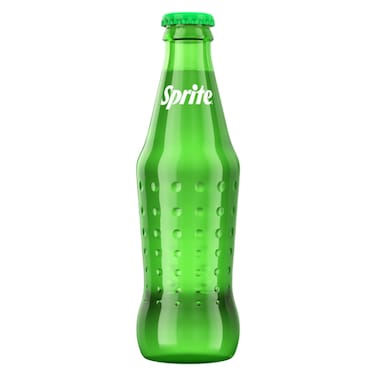 Sprite Lemon Lime Flavoured Carbonated Soft Drink Glass Bottle, 250ml
