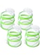 Azonee 4 Pcs Butterfly Habitat Cage Bulk, Insect Butterfly Net Giant Collapsible Insect Mesh Cage Terrarium Pop-up Clear Mesh Caterpillars Habitat Cage with Zipper Door(5.51 x 7.09 Inch)