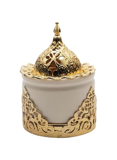 EGEN HF Bakhoor charcoal incense burner Bakhoor mabkhara Delicate Craft Design, Simple And Beautiful Suitable Study, Bedroom, Yoga Room, Meditation Room, Office. (C)