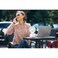Porodo Chillo Luxe 4000mAh Portable Suction Cup Fan with LED Display &amp; 100 Speed Levels