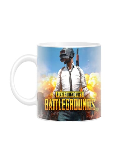 Styles PUBG Design Printed Mug White
