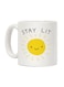 Lit Sun Printed Ceramic Coffee Mug White