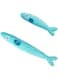 Hot Tomato Interactive Plush Catnip Fish Toys for Cats, 2 Pack, Durable Non-Toxic Kitten Soft Chew Toys for Small and Medium Cats