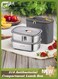 Lunch Box Set of 2, 316 Stainless Steel Bento with Storage Bag, Leakproof Airtight Containers 1.2L + 1.7L for School, Work, Picnic