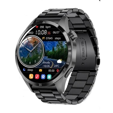2024 Smart Watch Answer Make Calls, Fitness Watches With Sports Blood Oxygen Heart Rate Sleep Monitor, Smart Watch For Women Men Black