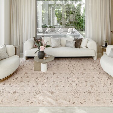 Albert Terra 500 x 400 cm Carpet Centre Home Designer Rug for Bedroom Living Dining Room Office Soft Non-slip Area Textile Decor