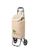 FEELINGS Shopping Trolley   Eco Friendly Bag   Jute Trolley Bag   Lightweight Trolley Bag   Wheels Trolley Bag   Steel Frame Bag Foldable Shopping Trolley Bag With Wheels Grocery Fruits Vegetables