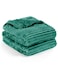G H Striped Flannel Fleece Blanket Plush Throw Blanket Super Soft Blanket King Size(220x240) For Bed and Sofas Luxurious Warm and Comfortable