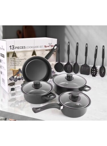 cookware Combo Set 13-Piece