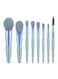Makeup Brushes Set 8pcs Blue