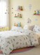 Home Single size 4 Pcs bedding set ( 1 Duvet cover - 160*210cm.; 1 Fitted sheet 100*200+30cm.; 2 Pillow cases - 50*75cm.). Kids bedding set beautiful Small Green leaves design.