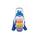 Kids Math Learning Water Bottle, 430ml, Rainbow Number Rings, Stainless Steel with Strap Multicolor