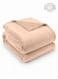 Linen Klub Double Micro Fleece Flannel Blanket 260 GSM Super Plush and Comfy Throw Blanket Size 200 x 220cm Cream