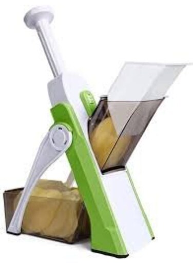 Safety Vegetable Slicer &acirc;&euro;&ldquo; No-Touch Blade Design for Slicing, Dicing, and Julienne