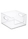Home Edit Open Front Stacking Pantry Bin Clear Plastic Storage Organizer Stackable Kitchen Cabinet Fridge Shelf Container for Food Snacks Fruits Space Saving Storage