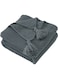 Tassel Design Warm Blanket Polyester Grey 130x170cm